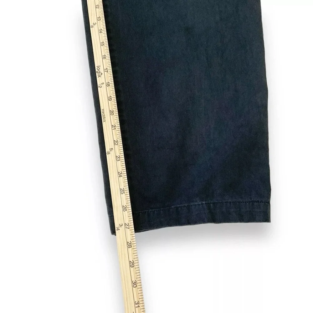 Tommy Hilfiger Golf Pants Men 30 (ACTUAL 35x27) Black Vintage Chino Twill Casual